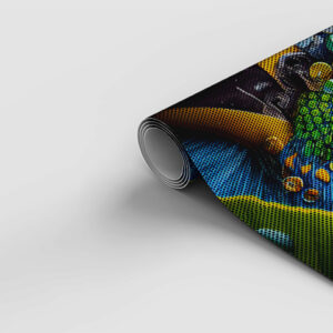 perforated window film.