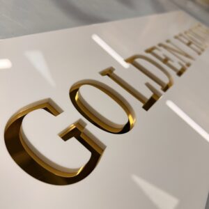 Acrylic Signs 2 Layers (Shape cut)